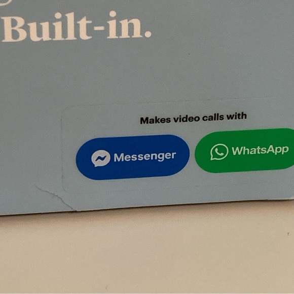 Meta Facebook Portal Video Calling Touch Screen 10” White Smart Alexa Messenger - Picture 16 of 16